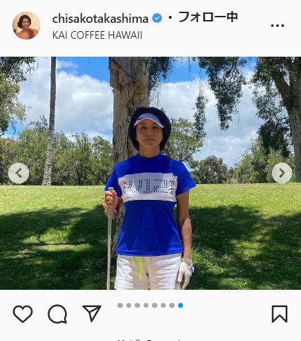 高嶋ちさ子のインスタグラムより