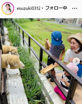 鈴木あきえのインスタグラムより