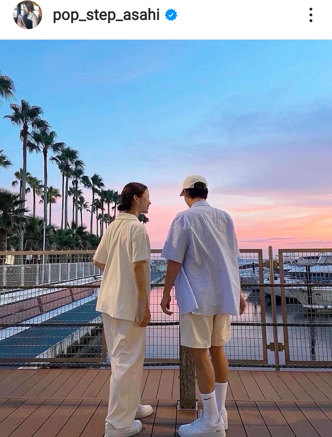 結婚を報告した朝日奈央のインスタグラム