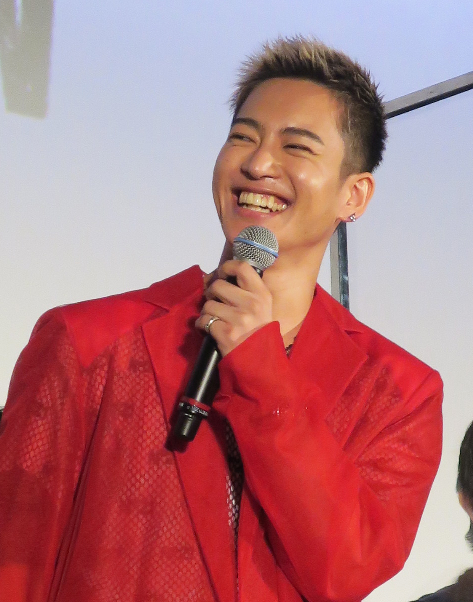 映画「HiGH＆LOW THE WORST CROSS」最速キックオフイベントに登壇した三山凌輝