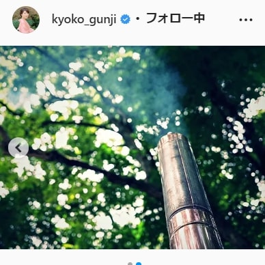 郡司恭子アナウンサーのインスタグラムより