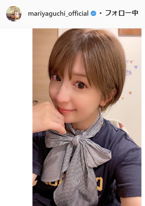 矢口真里のインスタグラムより