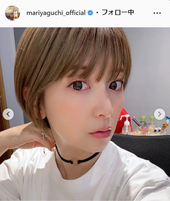 矢口真里のインスタグラムより