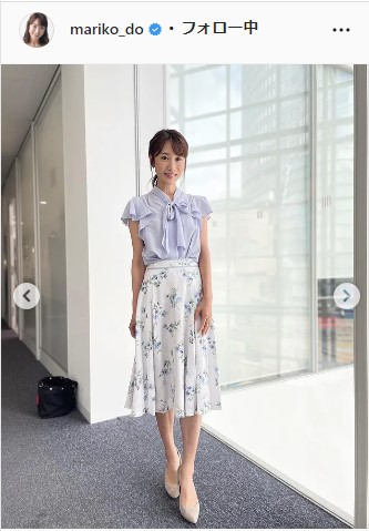 堂真理子インスタグラムより