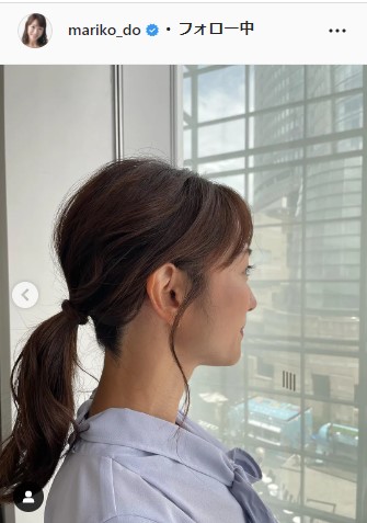 堂真理子インスタグラムより