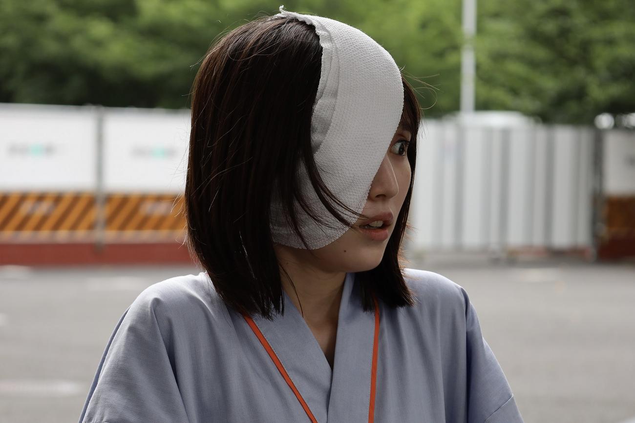 テレビ東京系ドラマ「赤いナースコール」に出演する福本莉子　(C)「赤いナースコール」製作委員会