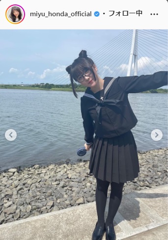 本田望結のインスタグラムより