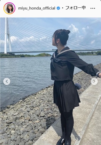 本田望結のインスタグラムより