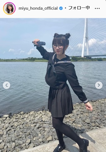本田望結のインスタグラムより