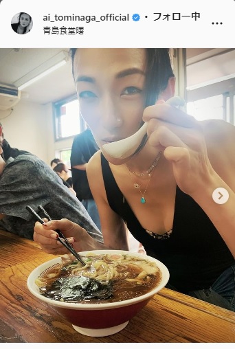 冨永愛インスタグラムより