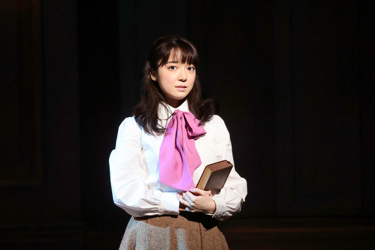 ミュージカル「ダディ・ロング・レッグズ」の公開通し稽古を行った上白石萌音（東宝演劇部提供）