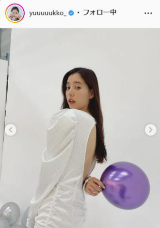 新木優子インスタグラムより