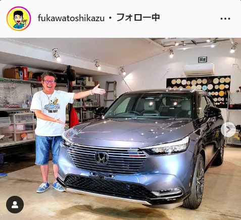 布川敏和のインスタグラムより