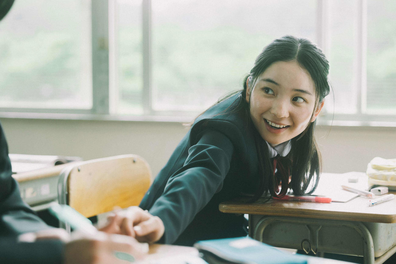 日本テレビ系連続ドラマ「消しゴムをくれた女子を好きになった。」に出演している福地桃子