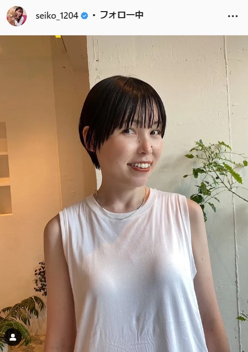 尼神インター誠子のインスタグラムより