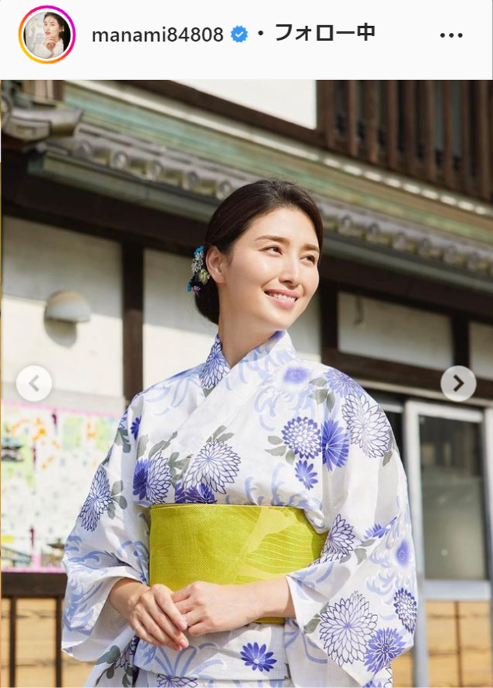 橋本マナミのインスタグラムより