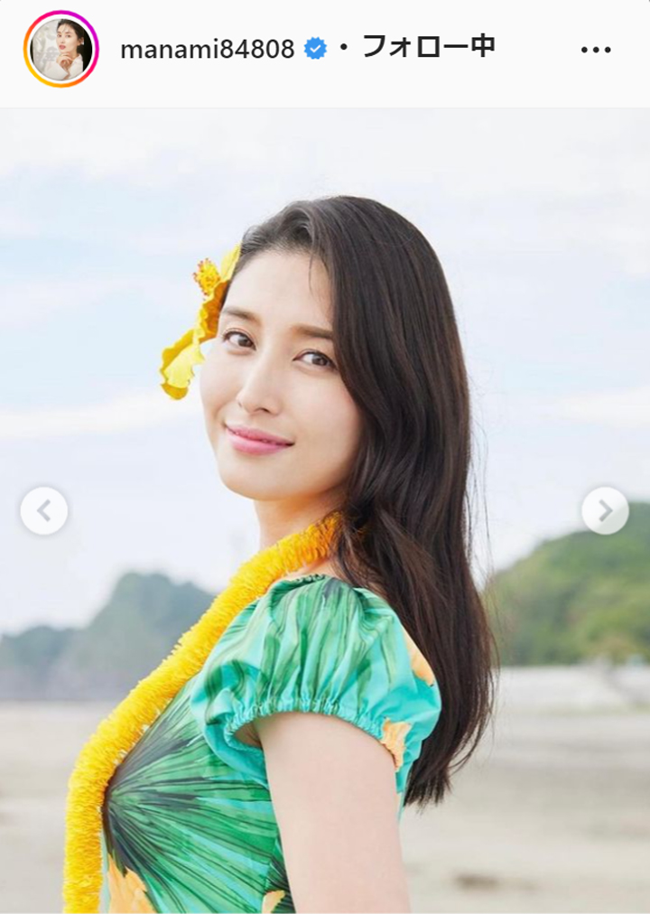 橋本マナミのインスタグラムより
