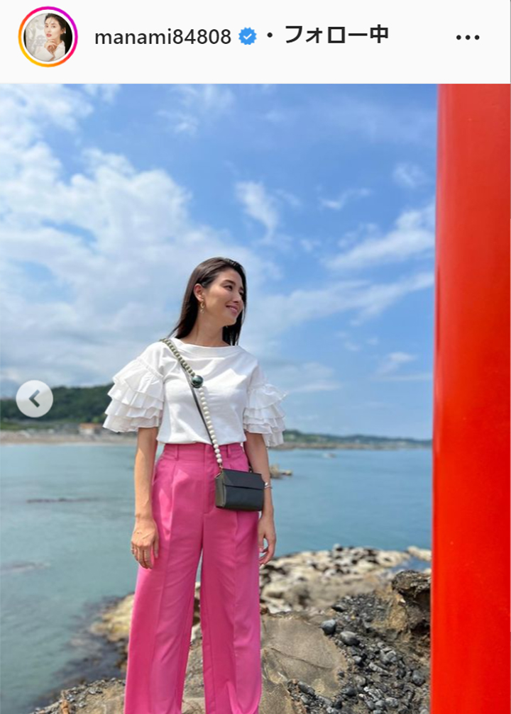 橋本マナミのインスタグラムより