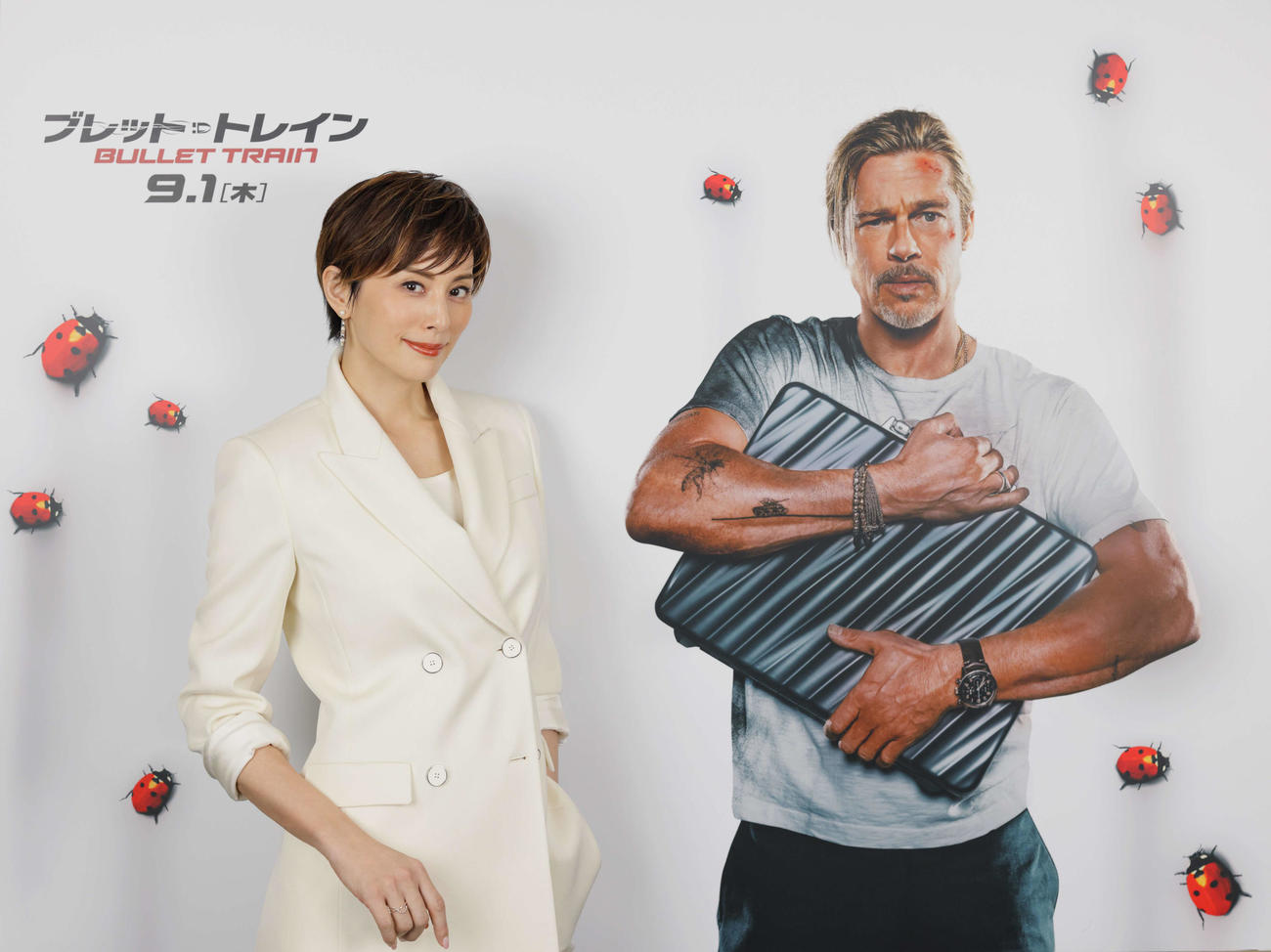 ブラッド・ピット主演の映画「ブレット・トレイン」で日本語吹き替え声優を務める米倉涼子