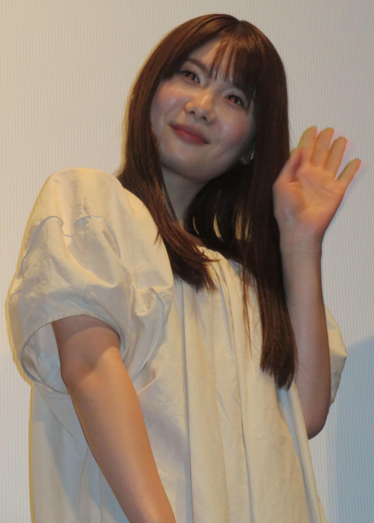 短編映画「ほどけそうな、息」完成披露上映イベントに登壇した小野花梨（撮影・村上幸将）