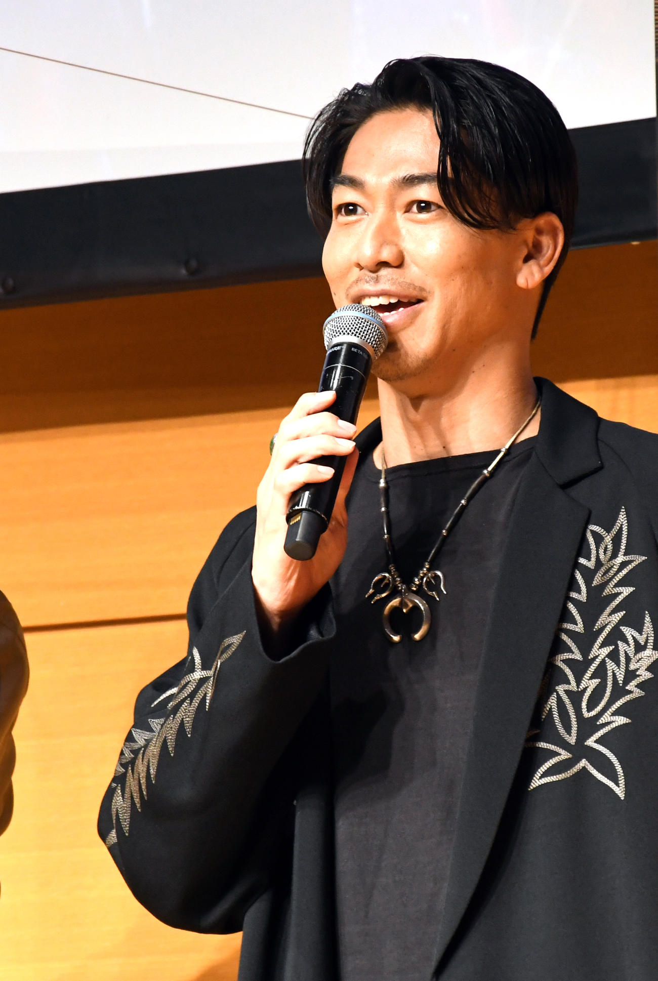 アリーナツアー「RED PHOENIX」DVD＆ブルーレイ発売記念プレミア上映会に出席したEXILE AKIRA（撮影・大友陽平）