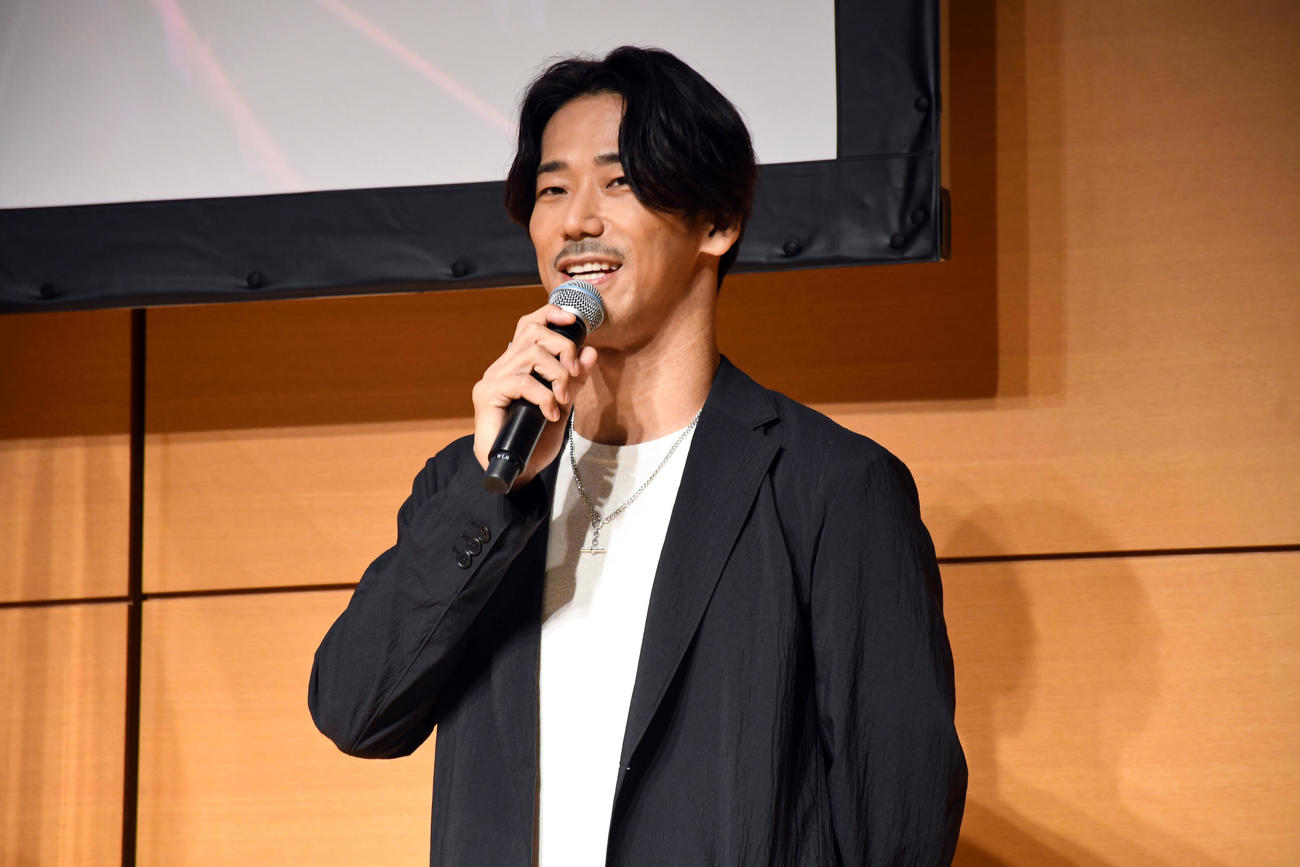 アリーナツアー「RED PHOENIX」DVD＆ブルーレイ発売記念プレミア上映会に出席したEXILE小林直己（撮影・大友陽平）