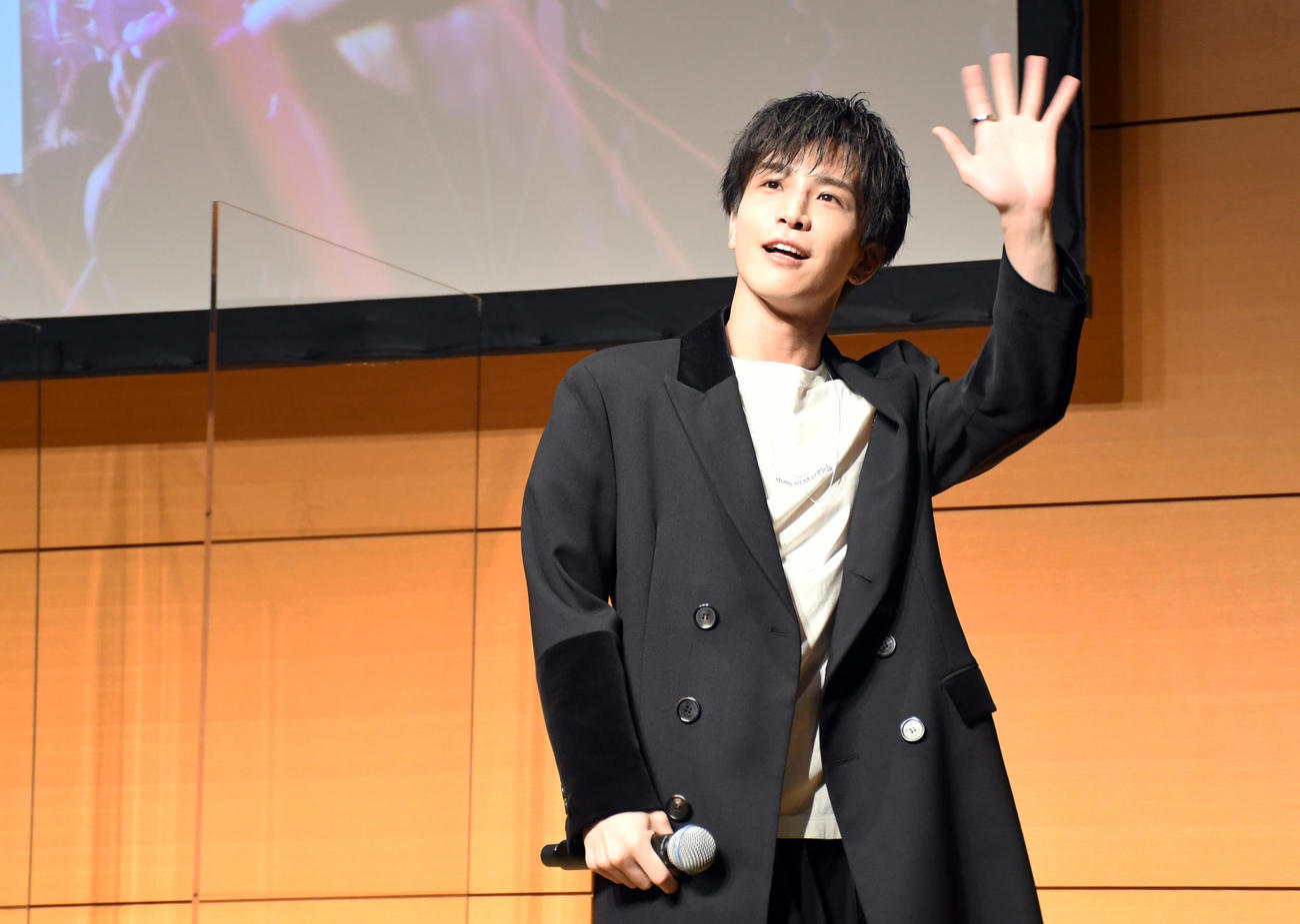アリーナツアー「RED PHOENIX」DVD＆ブルーレイ発売記念プレミア上映会に出席したEXILE岩田剛典（撮影・大友陽平）