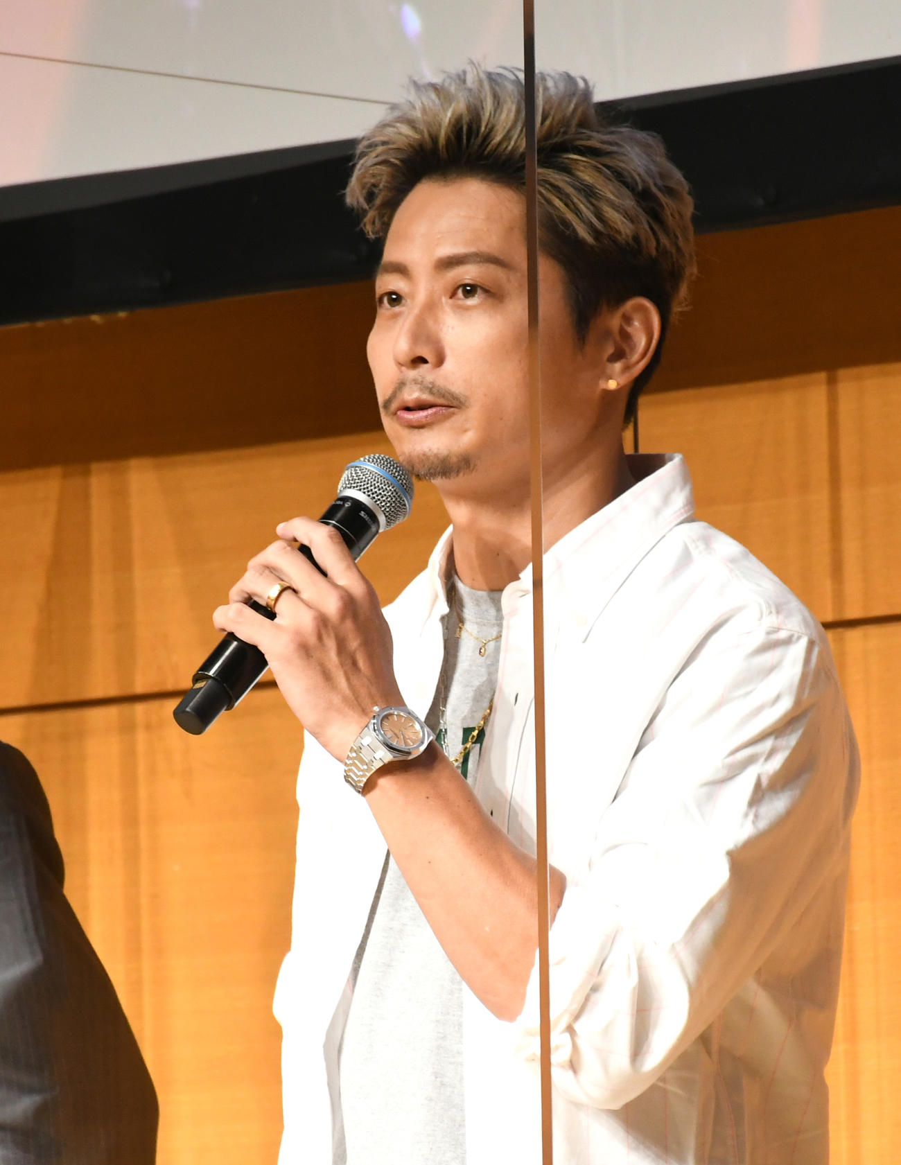 アリーナツアー「RED PHOENIX」DVD＆ブルーレイ発売記念プレミア上映会に出席したEXILE黒木啓司（撮影・大友陽平）