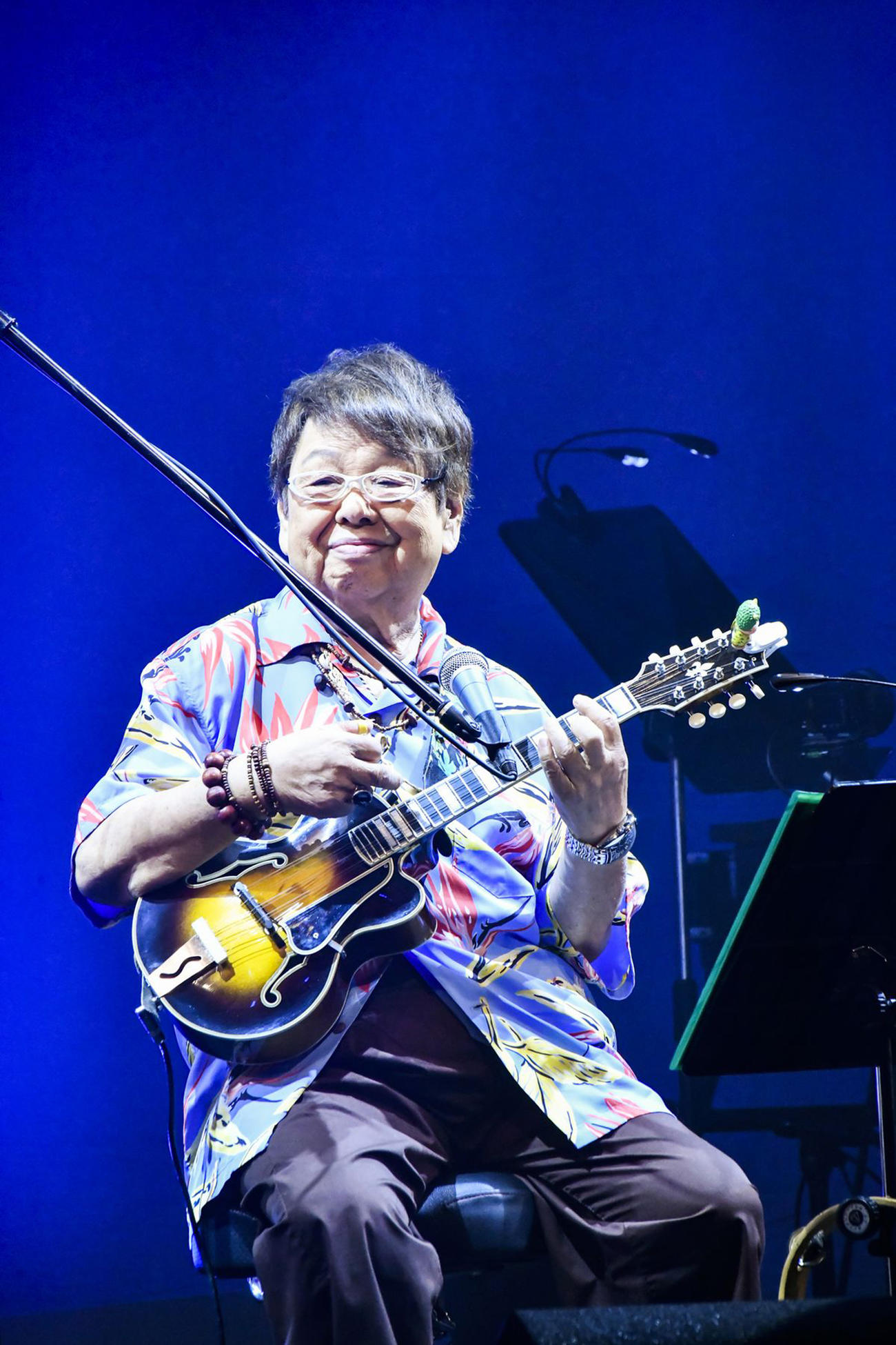 ライブを開催した「1933ウクレレオールスターズ」の高木ブー