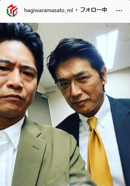 萩原聖人 意外にも初共演です 高橋克典とのツーショットを披露 芸能 日刊スポーツ