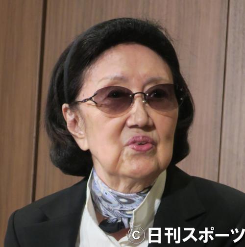 森英恵さん（17年９月撮影）