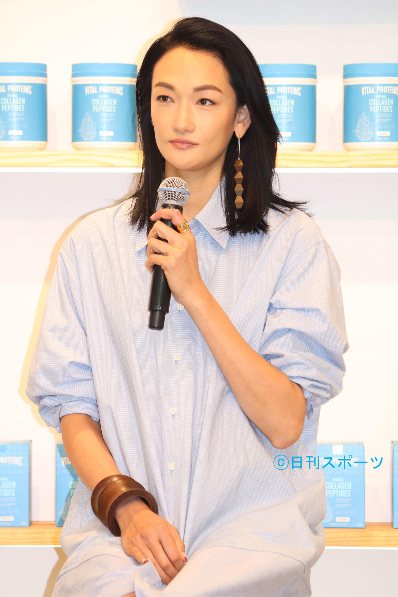 冨永愛（22年7月撮影）