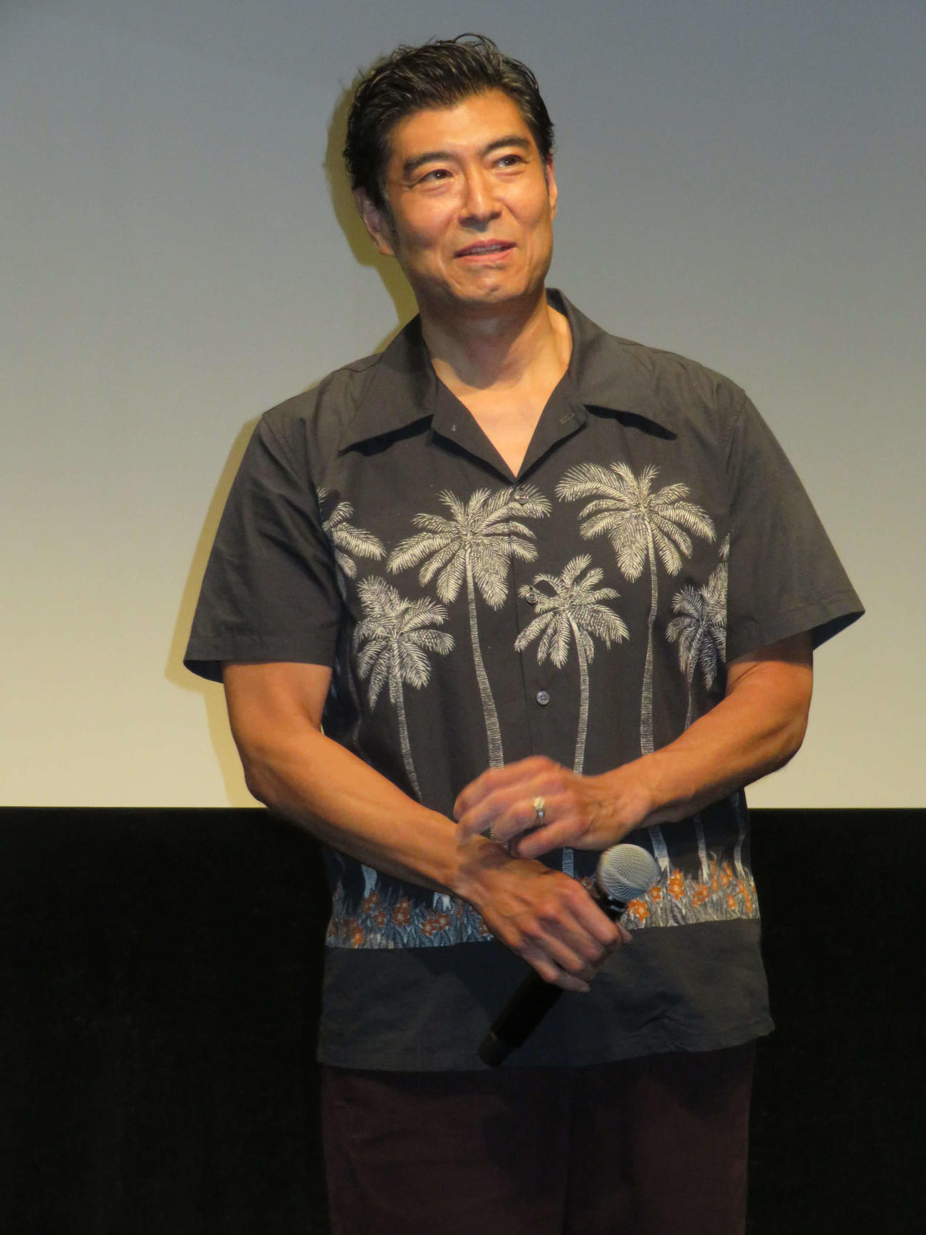 「ROMAN PORNO NOW」祭りトークイベントに登壇した、映画「愛してる！」の高嶋政宏（撮影・村上幸将）