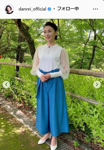 檀れいのインスタグラムより