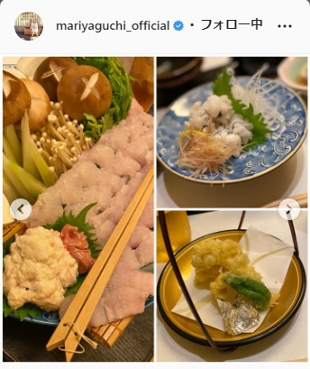 矢口真里インスタグラムより
