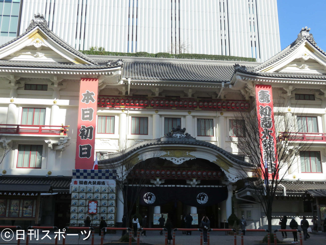東京・歌舞伎座（2022年1月撮影）