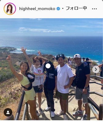 ハイヒール・モモコインスタグラムより