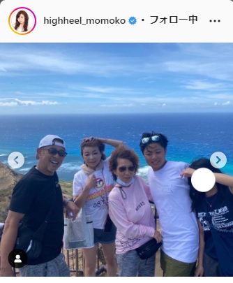 ハイヒール・モモコインスタグラムより