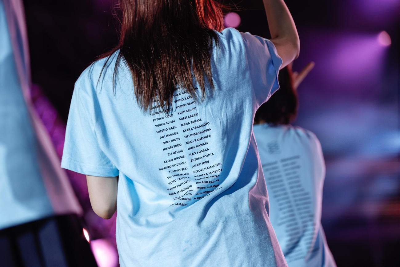 野外ライブ「W－KEYAKI FES．　2022」を開催した櫻坂46（撮影・上山陽介氏）