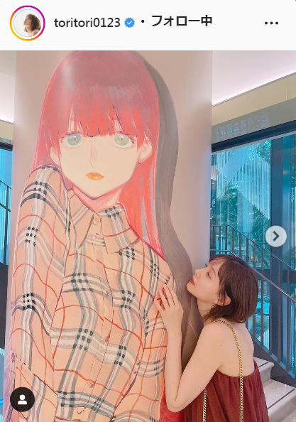 トリンドル玲奈のインスタグラムより