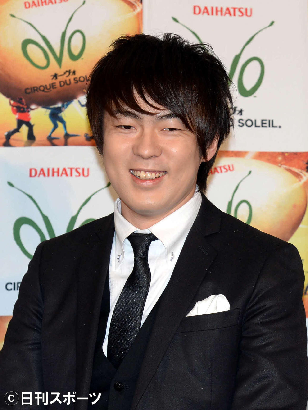 ウーマンラッシュアワーの村本大輔（2014年2月撮影）