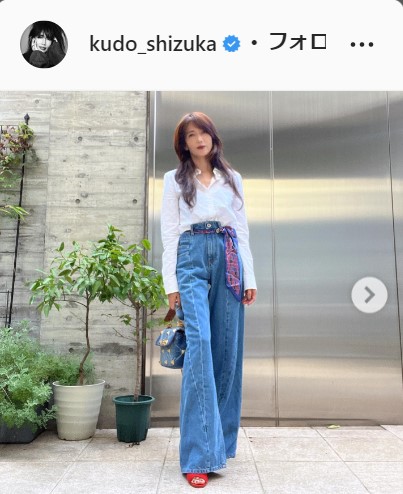 工藤静香インスタグラムより