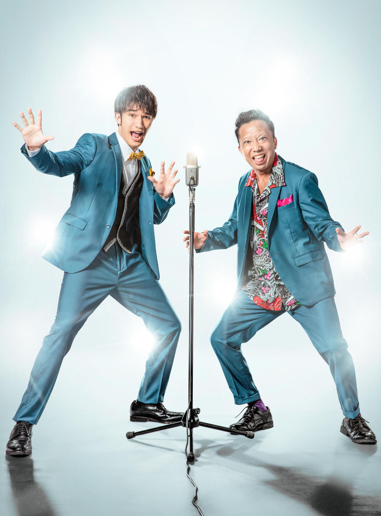 テレビ朝日系ドラマ「最初はパー」に出演するジェシー（左）と市川猿之助