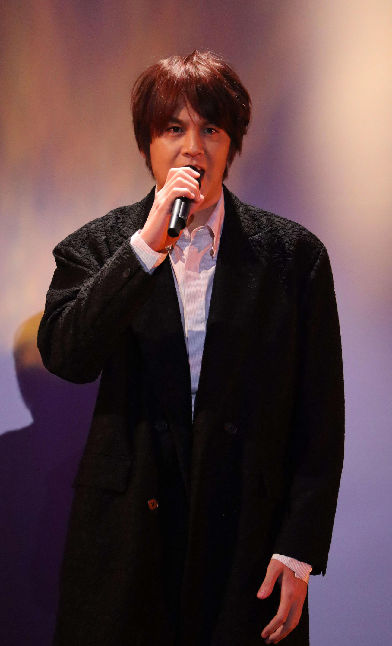 ミュージカル「キングアーサー」の制作会見に出席した浦井健治