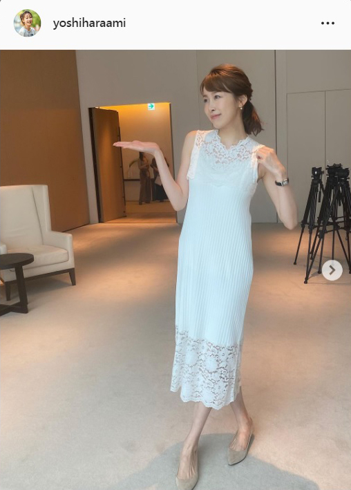 TBS良原安美アナのインスタグラムより