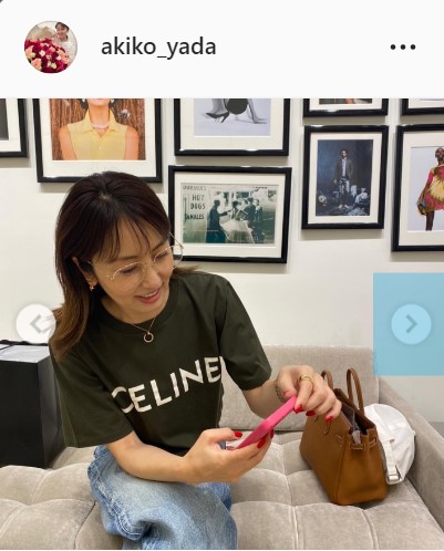 矢田亜希子インスタグラムより