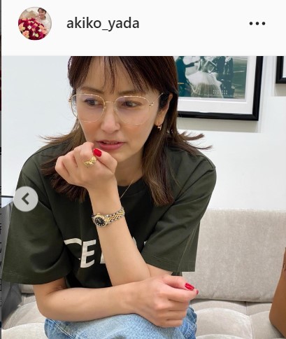 矢田亜希子インスタグラムより