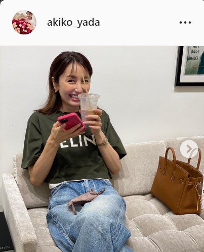 矢田亜希子インスタグラムより
