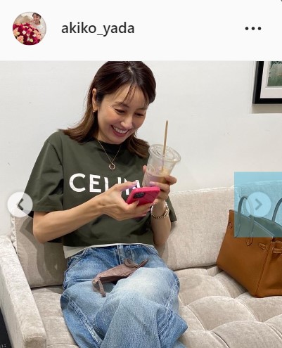 矢田亜希子インスタグラムより