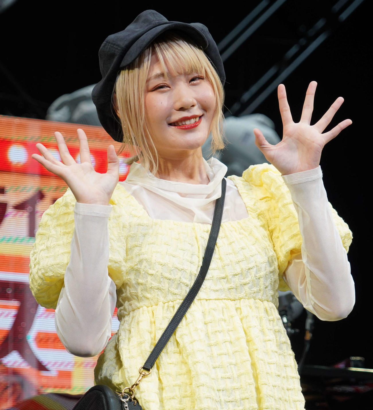 「ラーメン記念日」を祝した無料オンラインライブを行ったハラミちゃん（撮影・佐藤成）